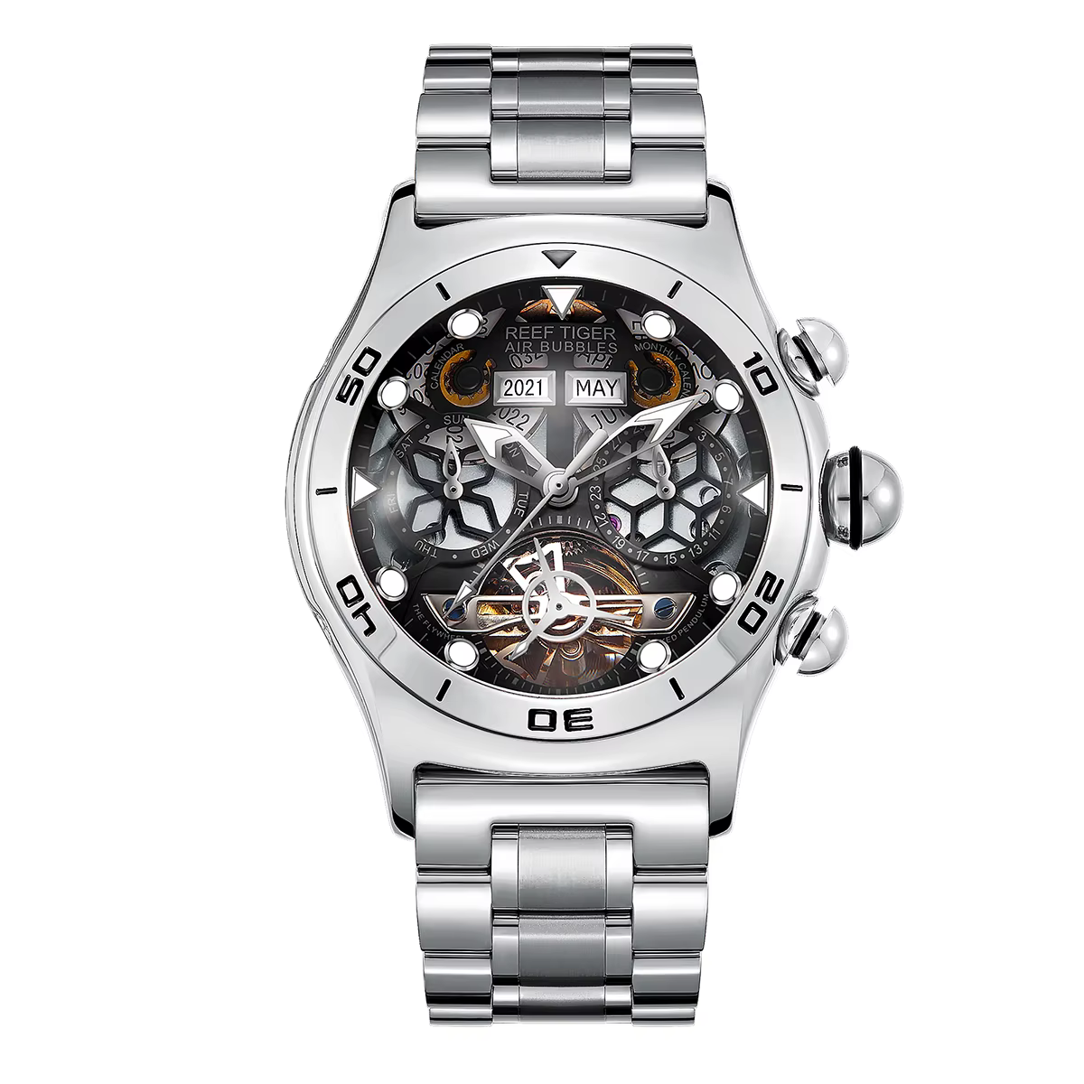 REEF TIGER-Montre de dehors existent pour Homme