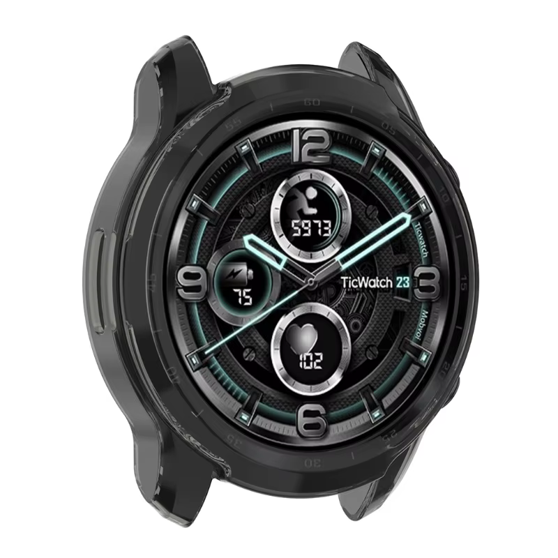 Coque de protection en TPU souple Ultra-mince pour montre connectée Ticwatch Pro 3 Lite / Pro 3