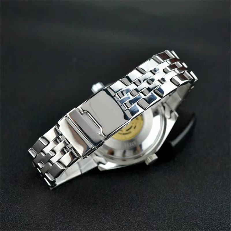 JARAGAR montres squelette doré hommes marque de luxe argent acier inoxydable Auto-vent montre mécanique Sport Relogio Masculino