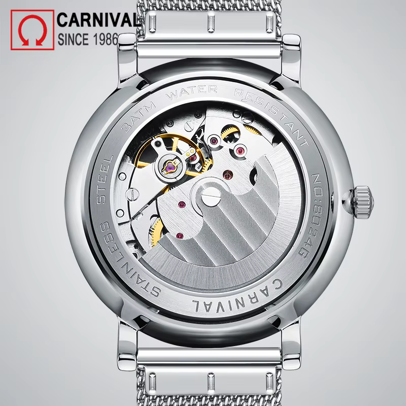 Montre mécanique saphir pour homme