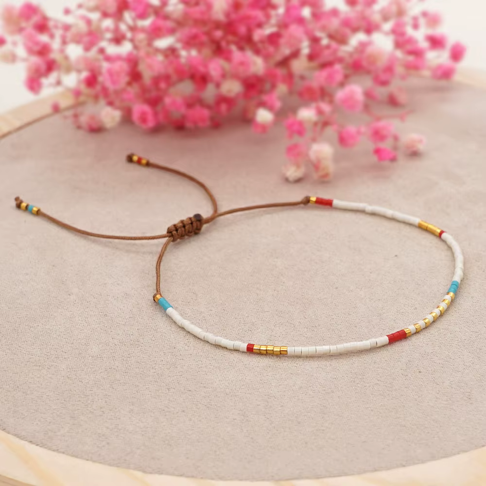 Go2Boho-Bracelet en perles pour femmes, bijoux en ULajustable