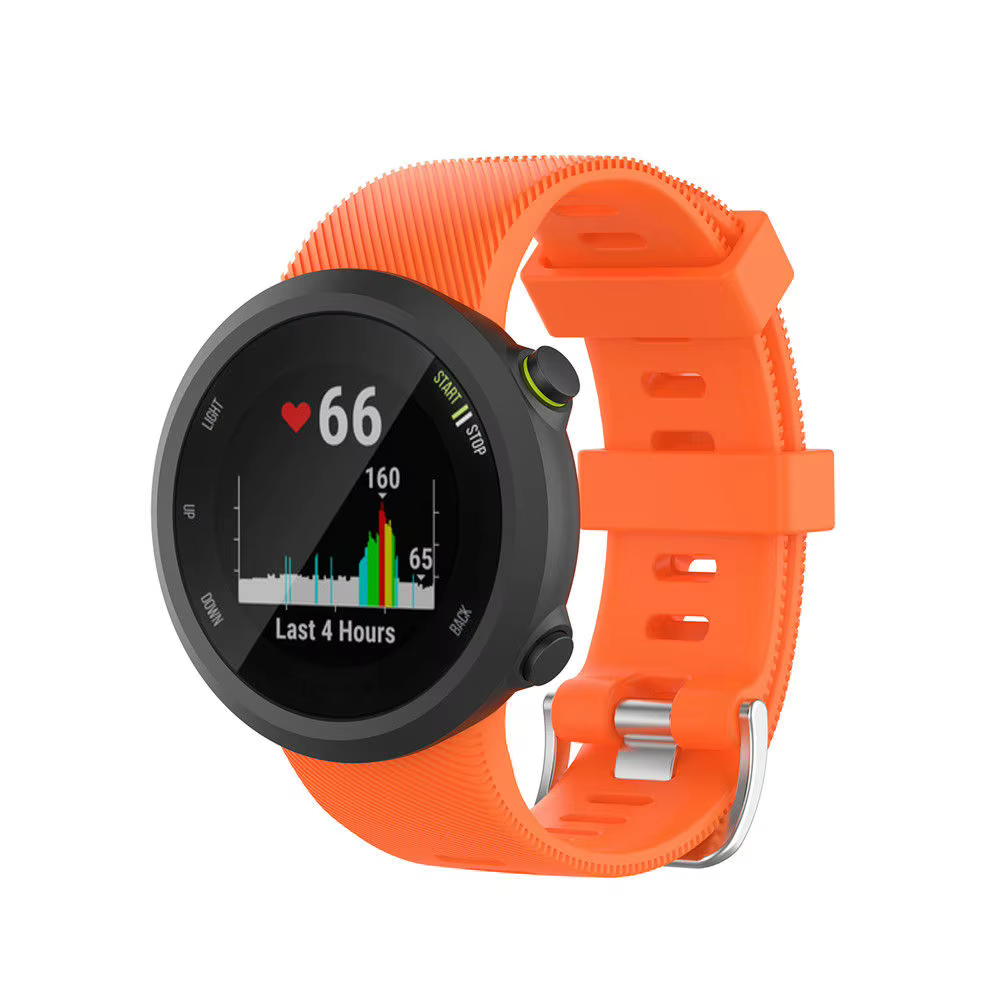 HeroIand-Bracelet de montre en silicone souple pour Garmin Forerunner