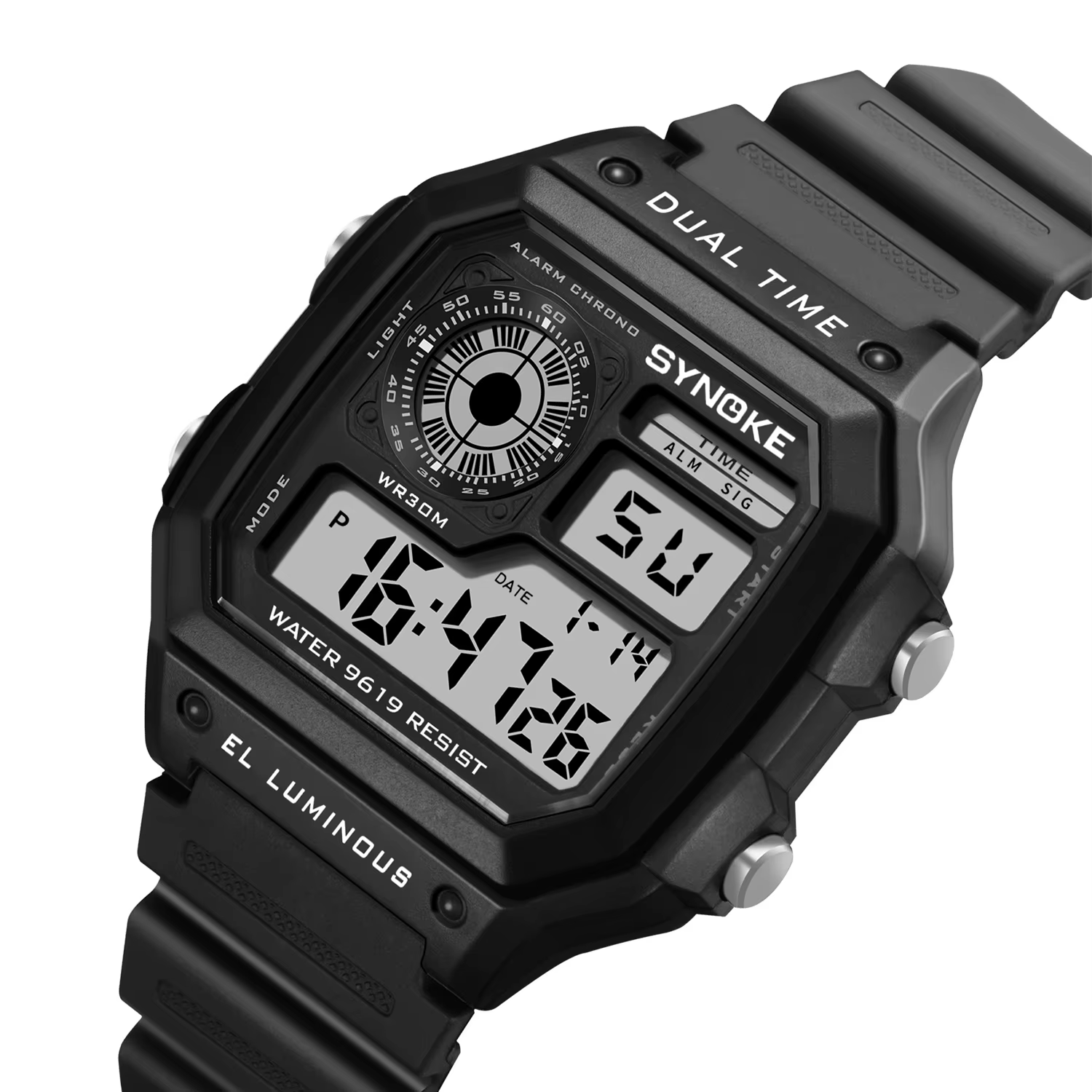 Montre-bracelet de sport militaire étanche pour homme