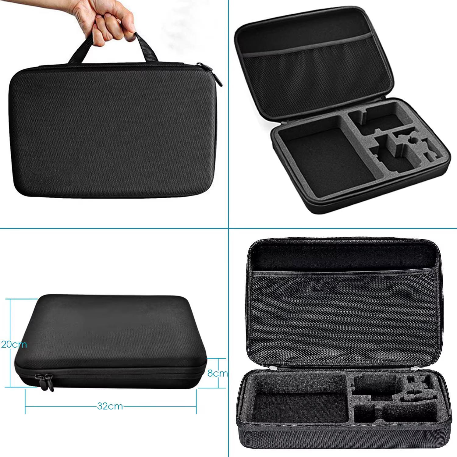 Ensemble d'accessoires pour caméra d'action pour Gopro Hero13 12 11 10 pour Xiaomi Yi Insta360 X4 X3