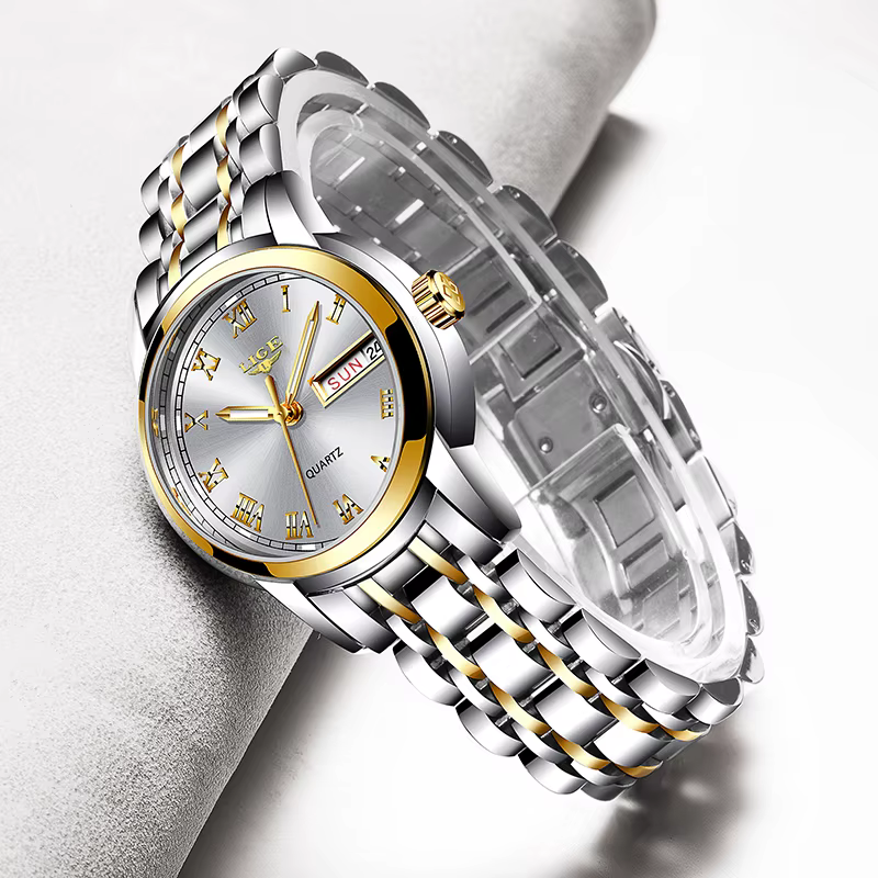 LIGE Top marque de luxe femmes montre mode créative