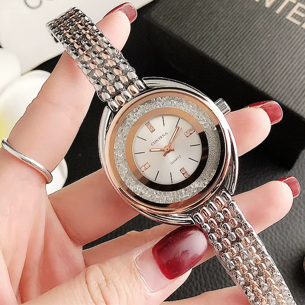CONTENA célèbre marque de luxe modèle S dames montres mode doré concepteur femmes montre-bracelet tenue décontractée horloge Relogio Feminino