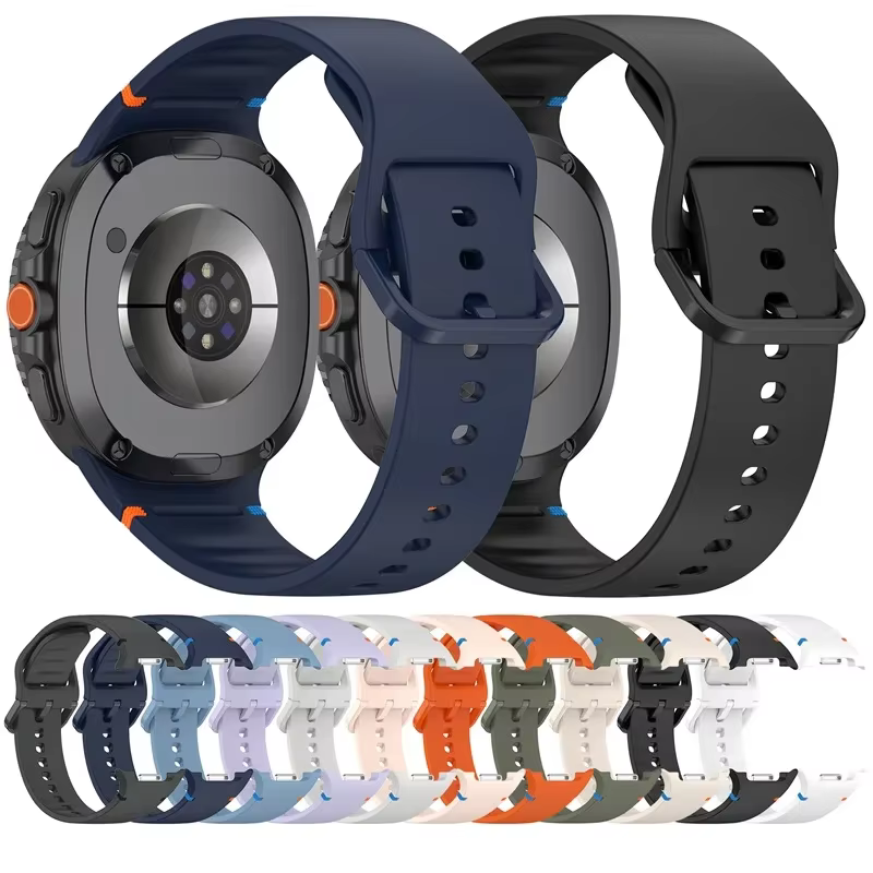 Bracelet en Silicone d'origine pour Samsung Galaxy Watch 8