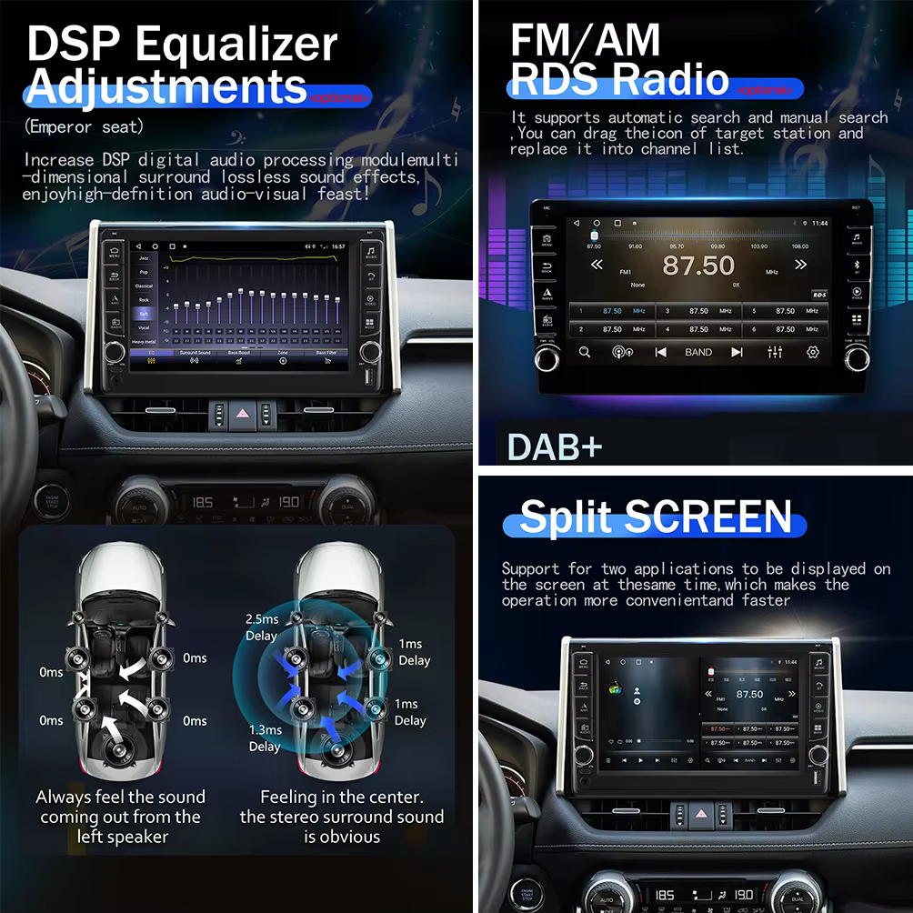 Navigation GPS Android 15 pour Peugeot 2008 208 Série 2012 - 2018, autoradio multimédia Carplay, lecteur vidéo stéréo BT, écran 2k