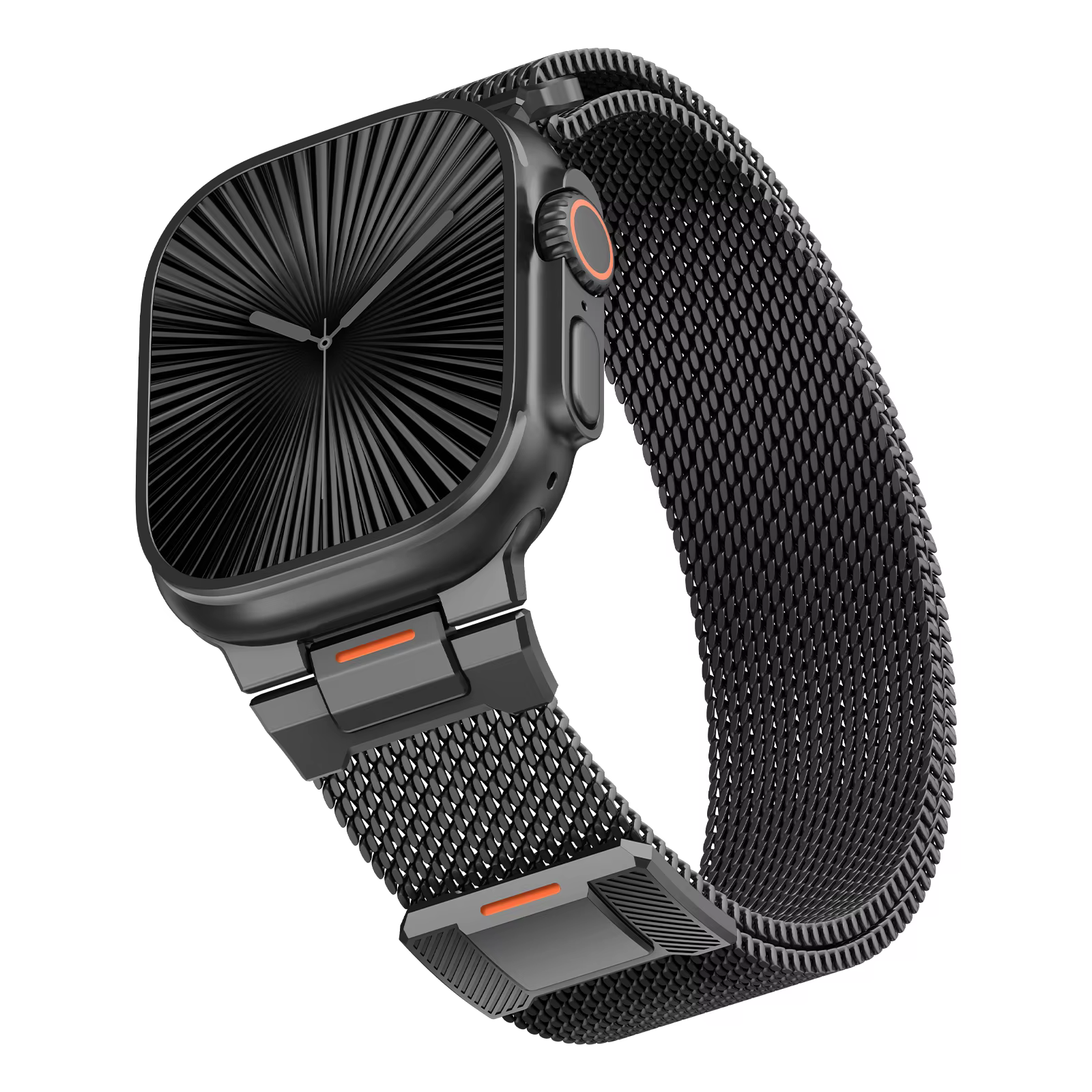 Boucle milanaise pour apple watch ultra 2 bandes 49mm 44mm 40mm 45mm 46mm 41mm 42 38 Bracelet en métal iwatch série 10 9 8 7 6 se