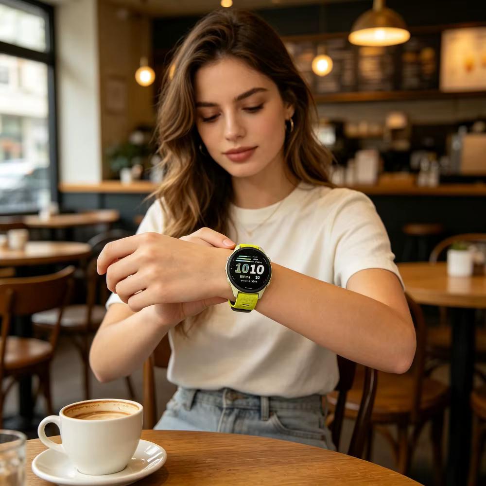 Bracelet de montre en silicone pour Garmin Forerunner70