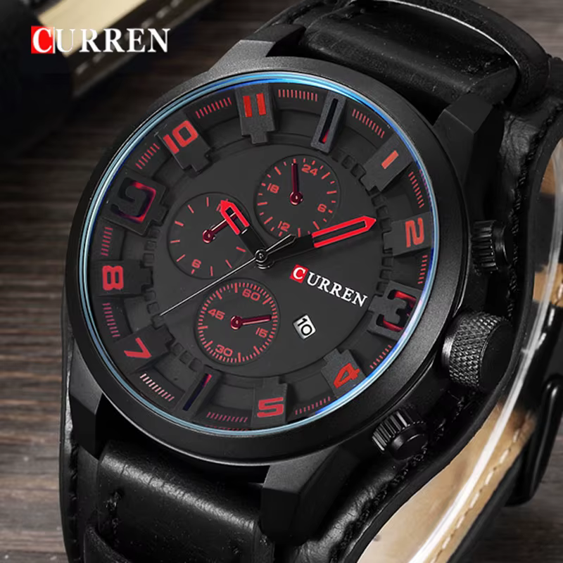 CURREN hommes montres décontractées haut de gamme