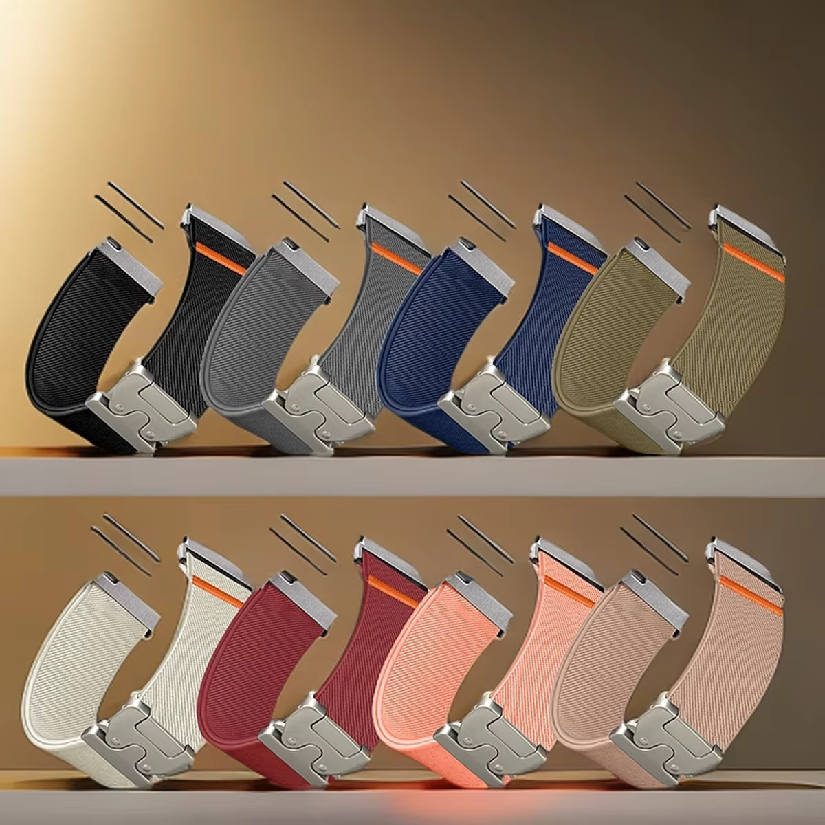 Sangles de parachute 18/20/22mm pour Samsung Galaxy Watch 7 6 5 4