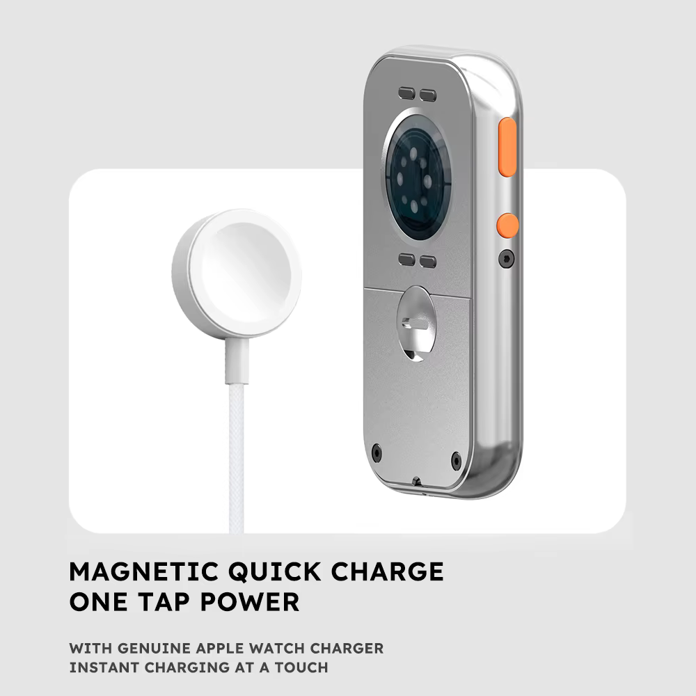 Étui de protection en alliage d'aluminium CNC de style rétro RePod pour Apple Watch Series 6 7 8 9 10