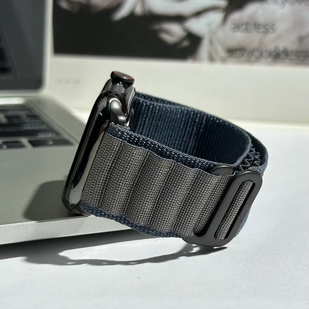 Bracelet à boucle alpine pour bracelets de montre Apple ultra 3 2 49mm 44mm 40mm 45mm 41mm 46mm 42mm nylon correa iWatch série 11 10 9 8 7 6 SE