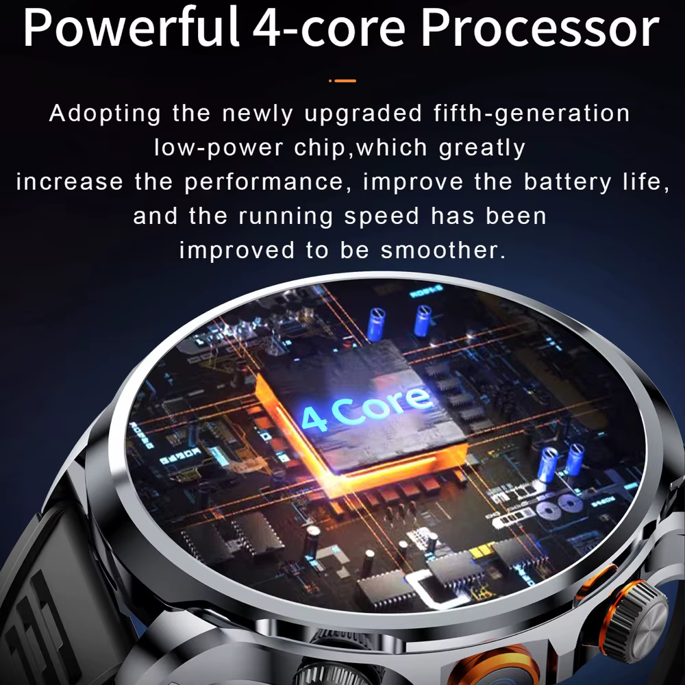 Nouveaux hommes 4G montres intelligentes GPS carte SIM Wifi caméra NFC 32G ROM APP télécharger sport Fitness appel vidéo Smartwatch étanche