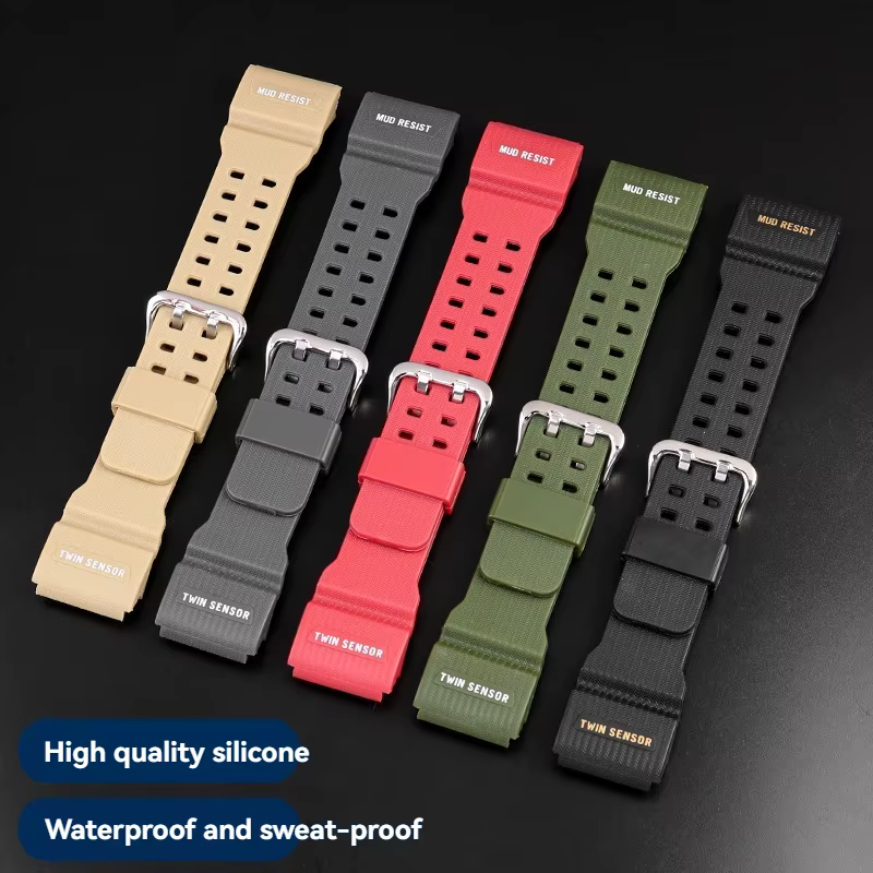 Bracelet en résine pour Casio G-SHOCK GG-1000/GWG-100/GSG-100 Mudmaster