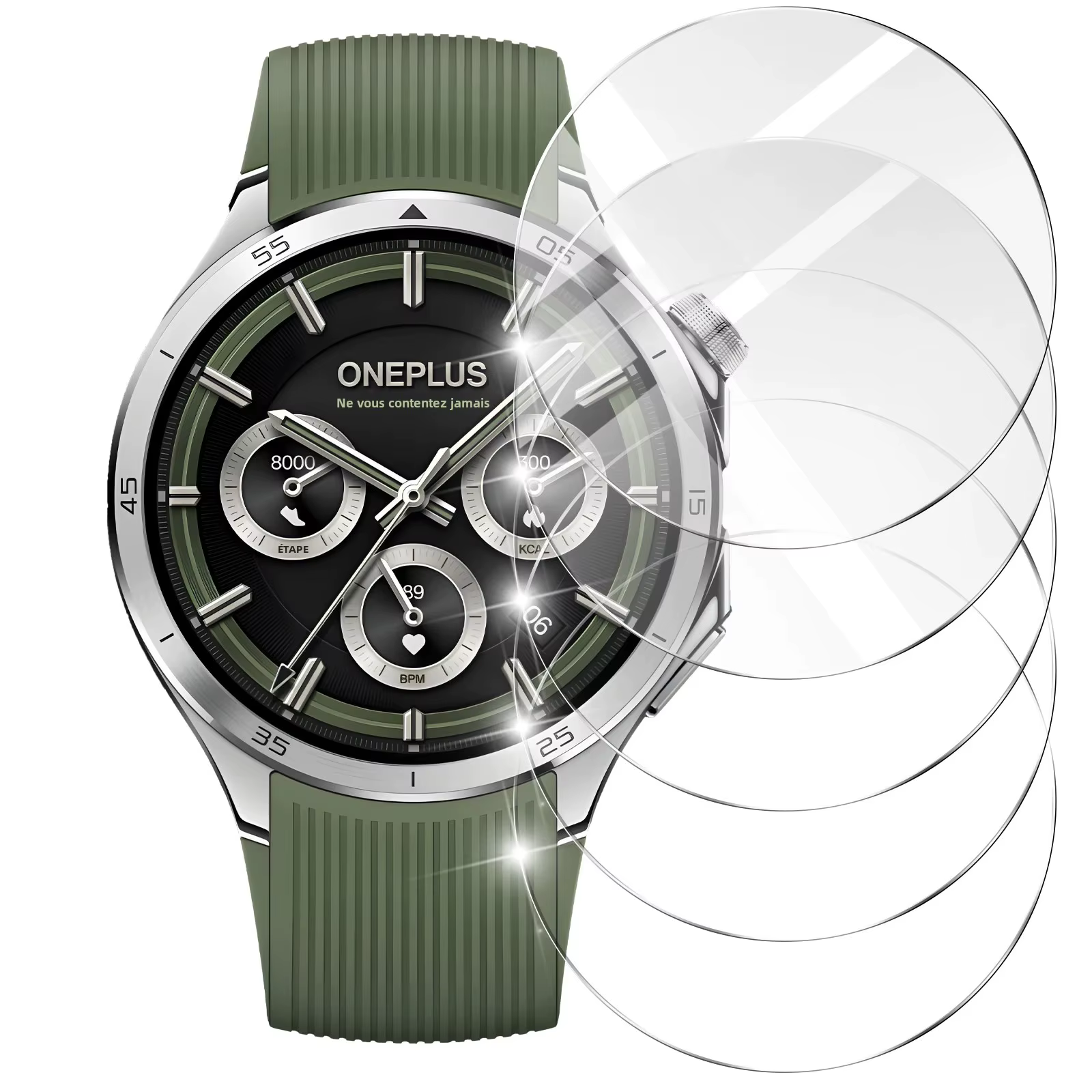 Protecteur d'écran 2.5D pour OnePlus Watch 3