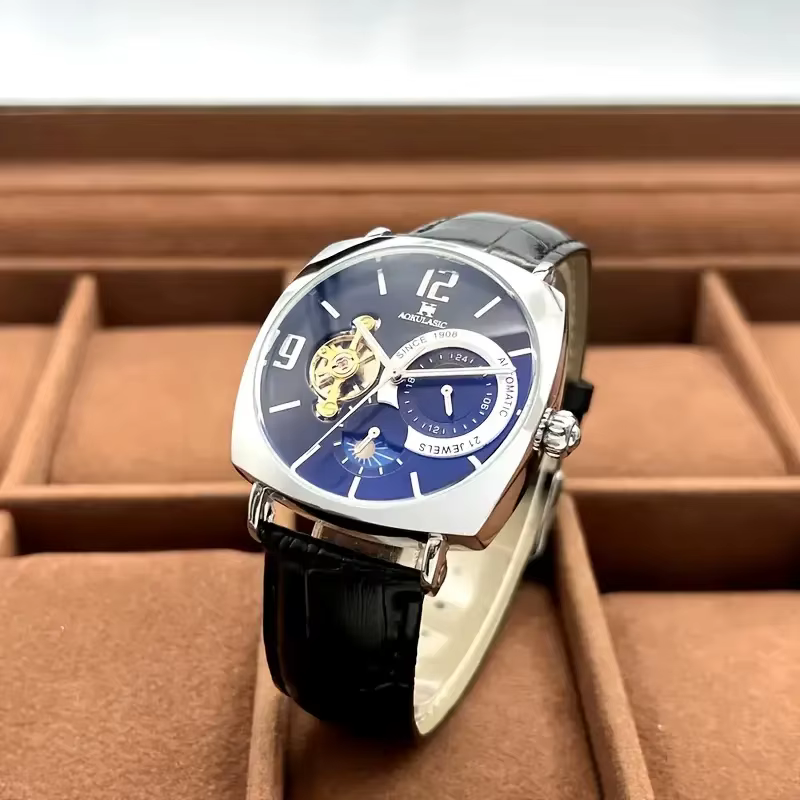 Montre mécanique pour homme rétro | Élégant
