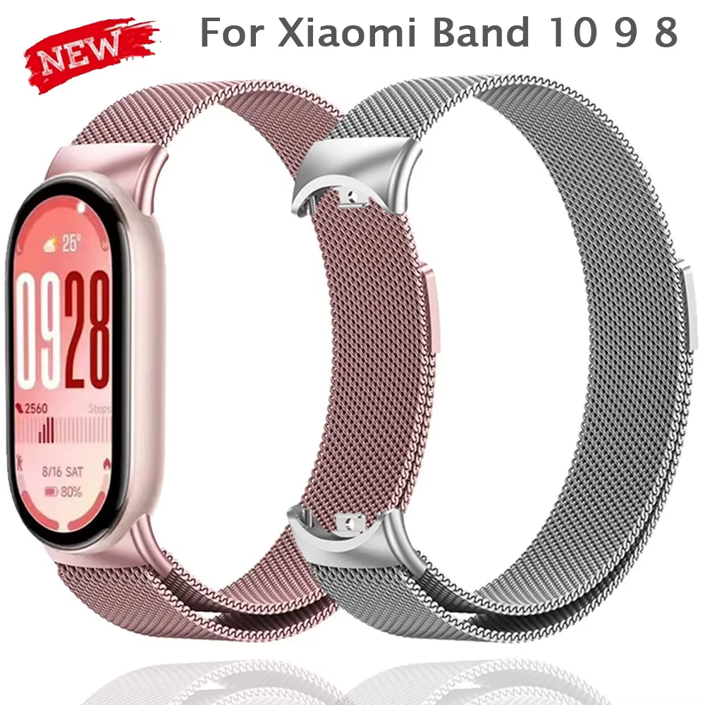 Bracelet à boucle milanaise pour Xiaomi Band 10