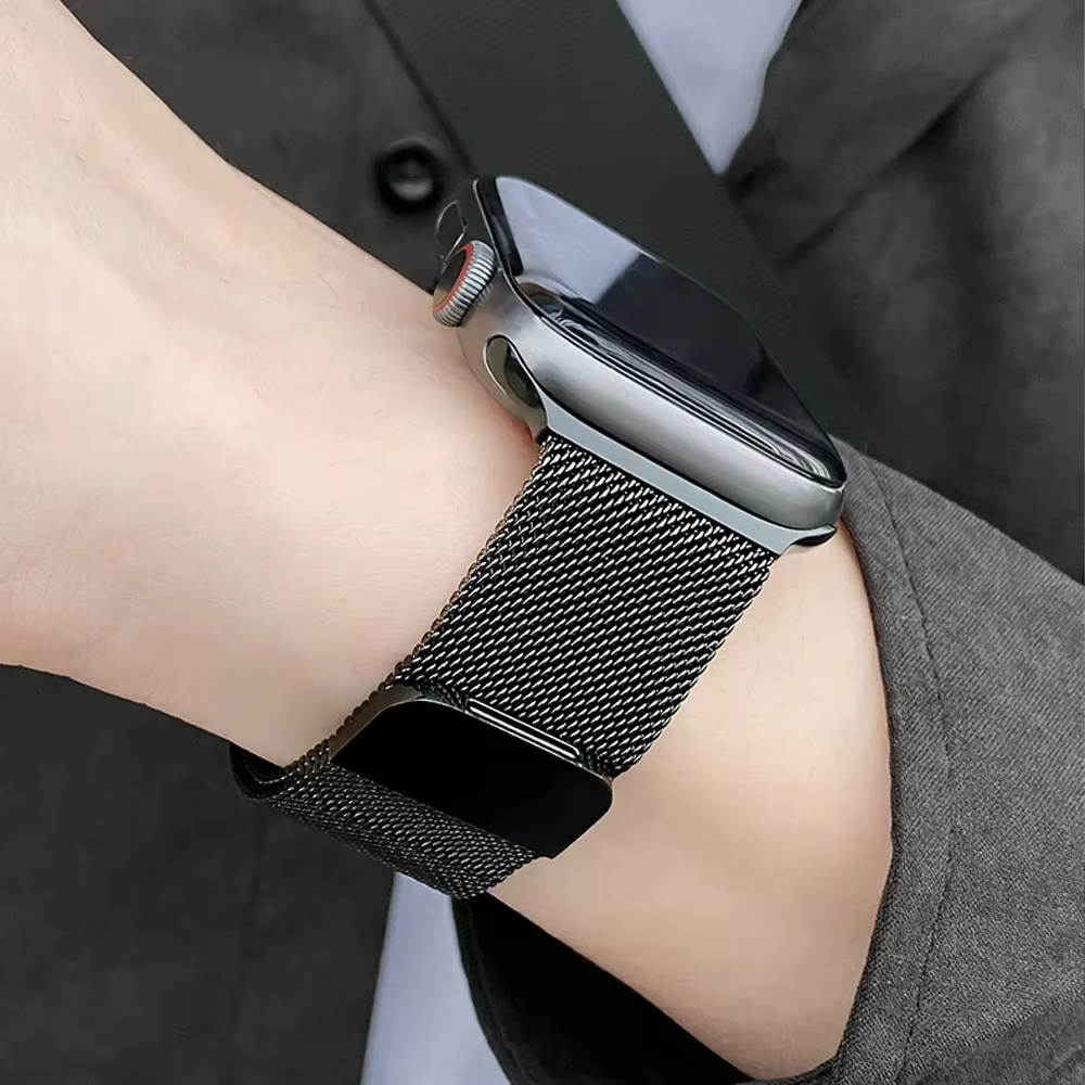 Bracelet milanais en métal pour Apple Watch Ultra/2 49mm 11 10 9 8 7