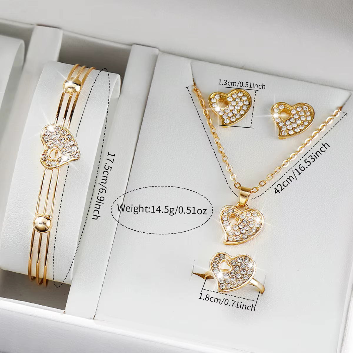 6 pièces/ensemble montre pour femme mode bracelet en acier inoxydable montres à Quartz analogiques coeur ensemble de bijoux (sans boîte)