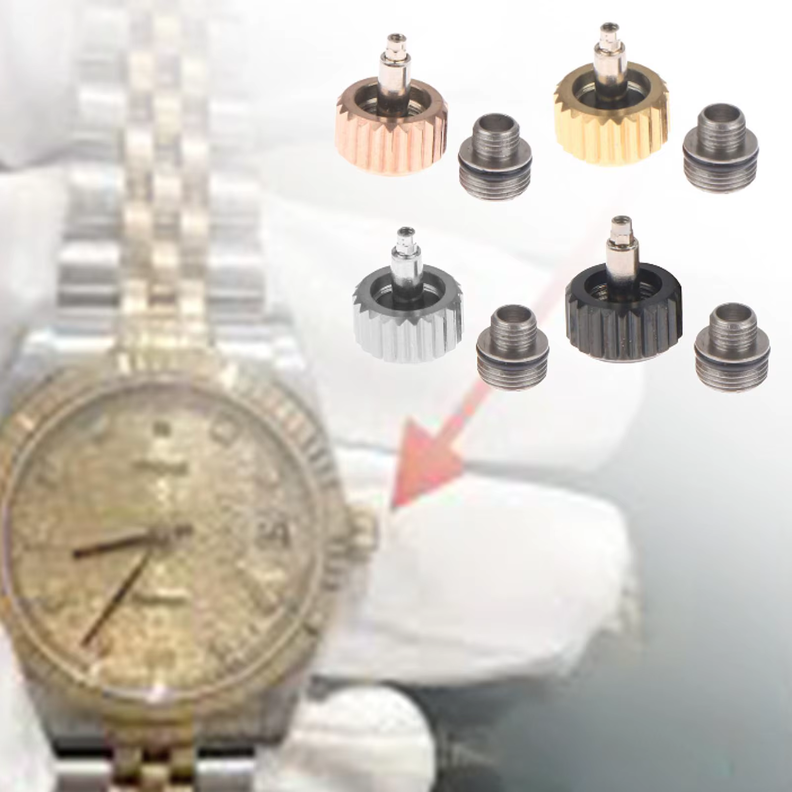 Couronne de montre 6mm