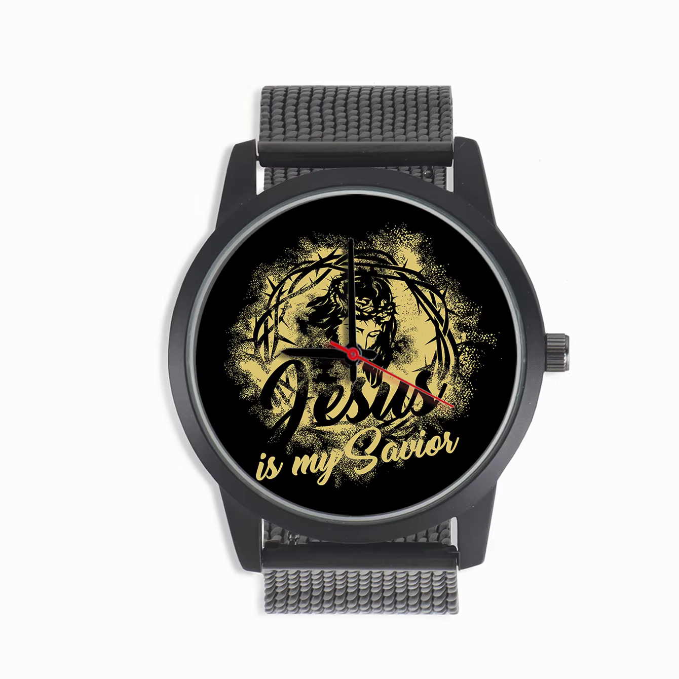 PRJesus-Montre-bracelet à quartz avec batterie pour homme