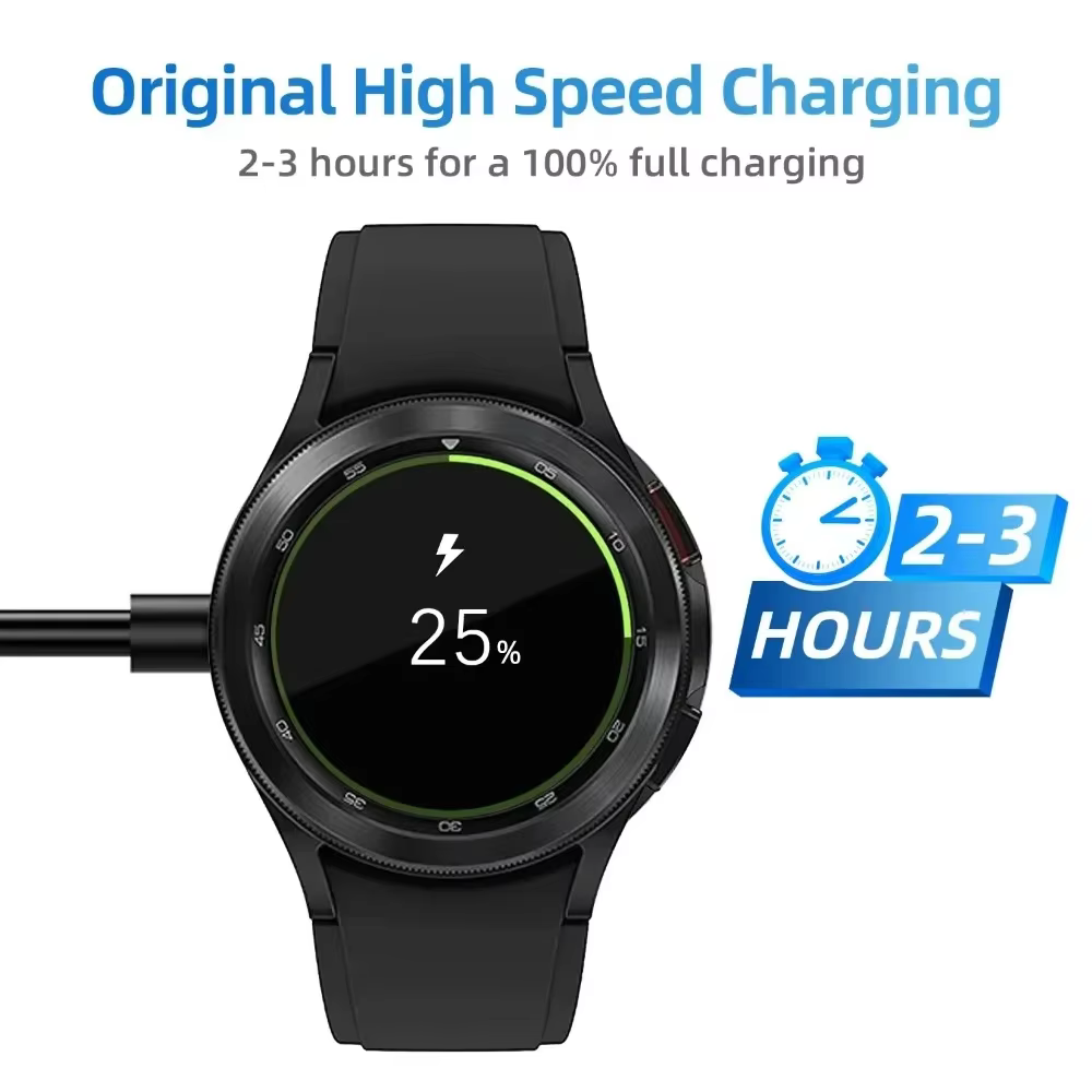Chargeur USB-C pour Samsung Galaxy Watch 7/6/6 Classic/5/5 Pro/4/4