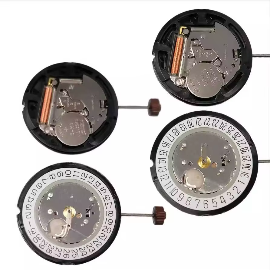 Ronda 515-3 Normtech Mouvement de montre à quartz à 3 aiguilles avec date - Pièces de réparation Accessoires pour horlogers