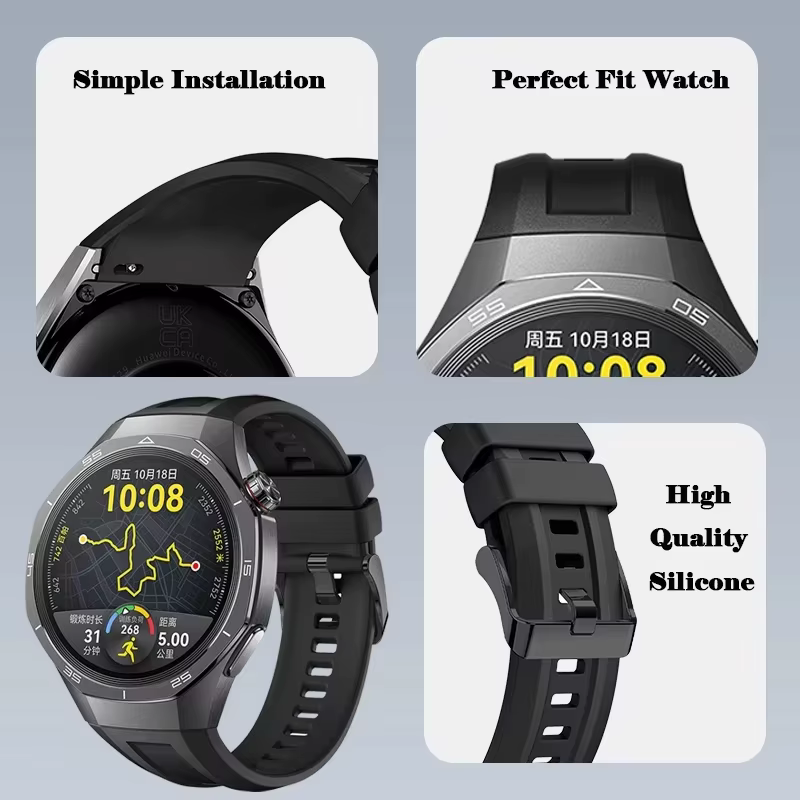 Bracelet en Silicone pour Huawei Watch GT 6 Pro