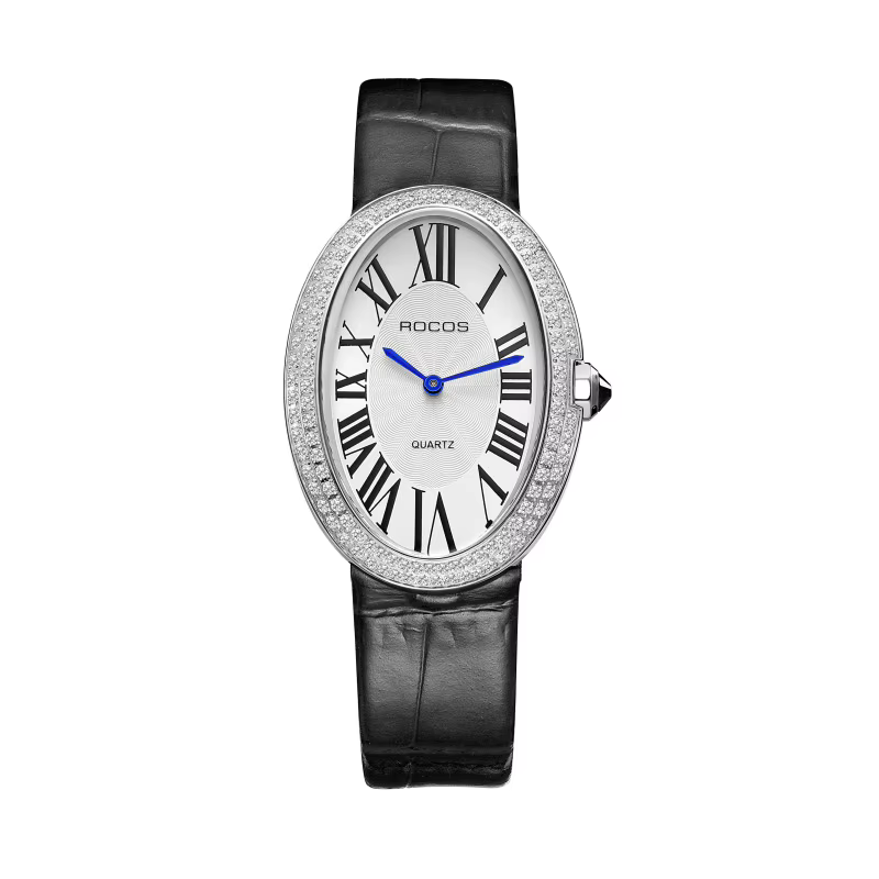 ROCOS-Montre à quartz naren cuir pour femme, montre habillée élégante, marque de luxe, meilleur savoir, mode pour femme, livraison directe, R0254