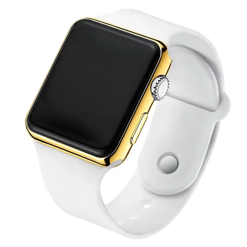 Montres numériques pour hommes femmes électronique carré LED Sport montre-bracelet mode décontracté Simple Silicone femme horloge Reloj Hombre