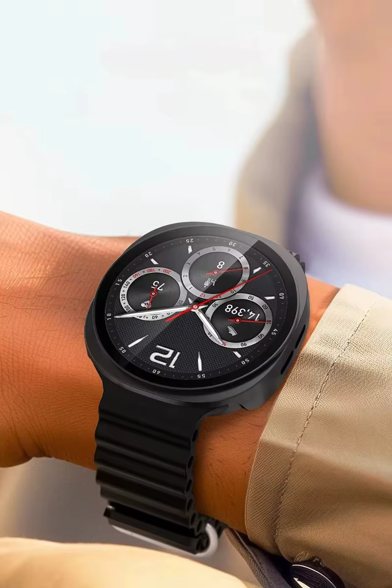 Verre trempé + boîtier PC pour Samsung Galaxy Watch 8 40/44mm classique 46mm coque de protection Anti-chute