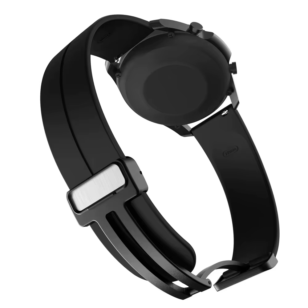 Pour Suunto 9/ 7 / D5/ Spartan Sport poignet HR/ Baro Sports boucle magnétique 24mm bracelet de montre en Silicone