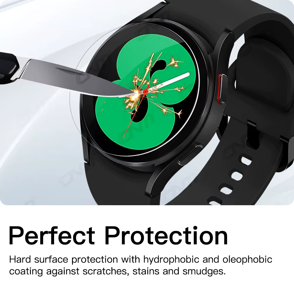 Verre trempé 9H pour Samsung Galaxy Watch 7/6/5/4 40/44mm Classic 43/47mm Pro