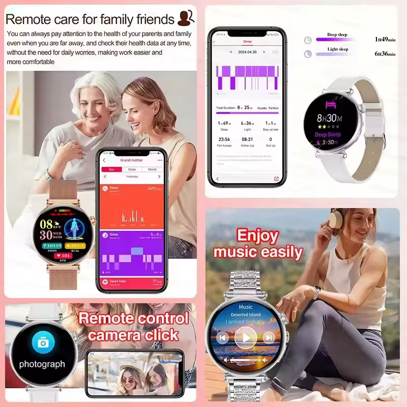 Montre connectée intelligente pour femmes