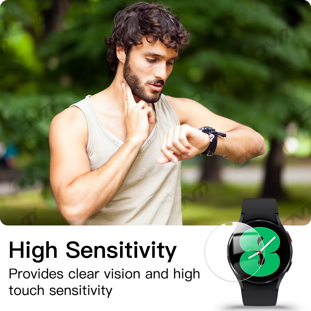 Verre trempé 9H pour Samsung Galaxy Watch 7/6/5/4 40/44mm Classic 43/47mm Pro