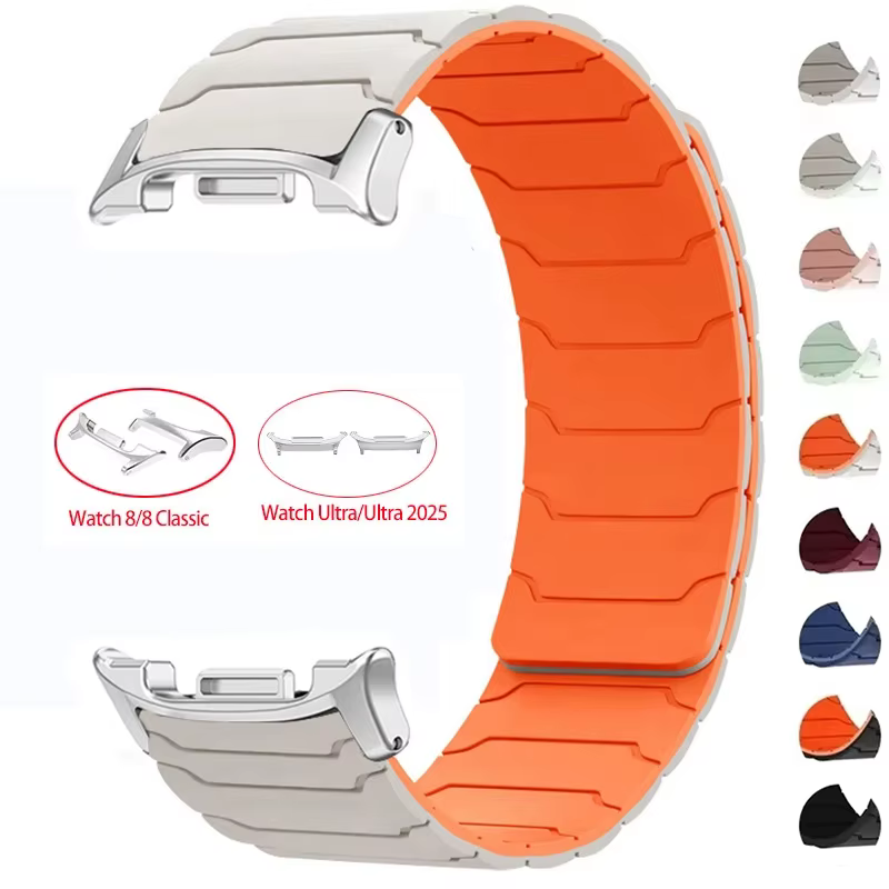 Bracelet en silicone magnétique pour Samsung Galaxy Watch
