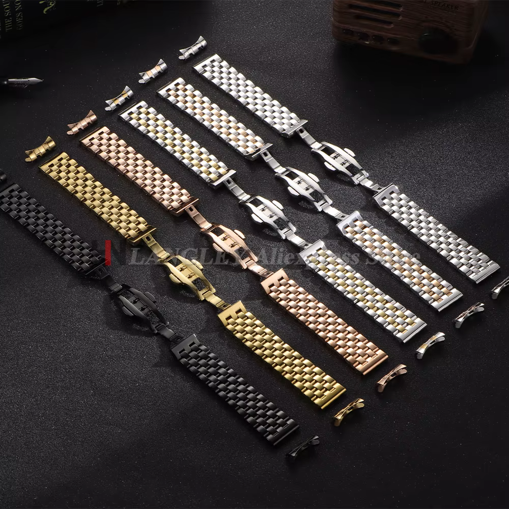 Bracelet de montre en acier inoxydable massif