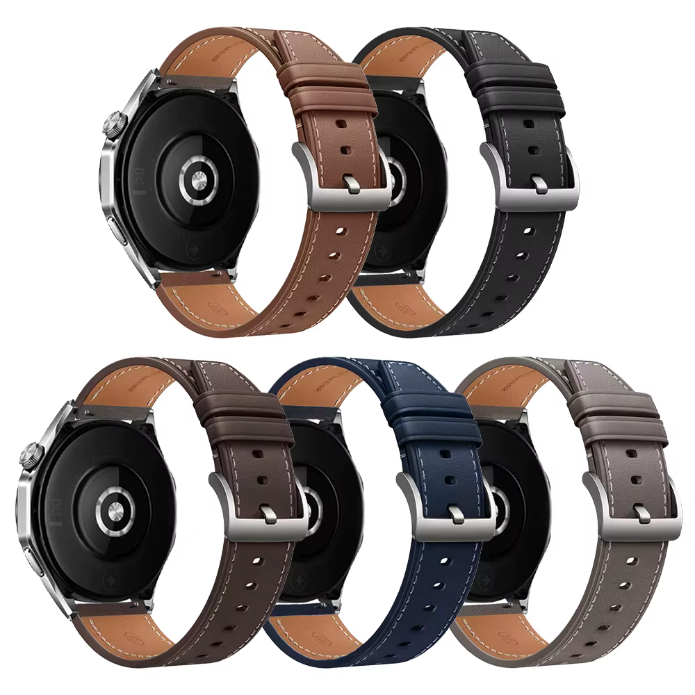 Bracelet en cuir souple de 20 à 22mm
