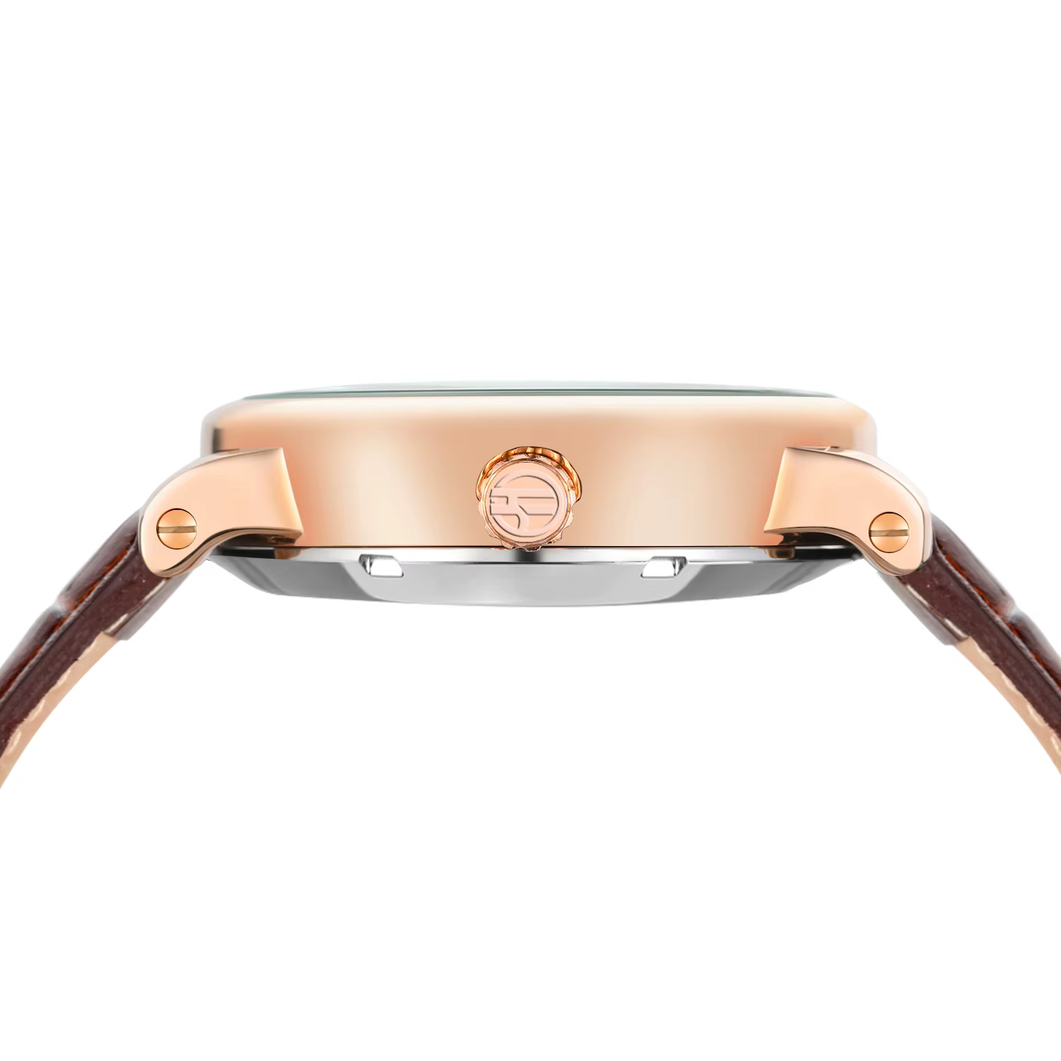 FORSINING luxe élégant hommes automatique mouvement mécanique montres bracelet en cuir mode Design décontracté affaires grand cadran