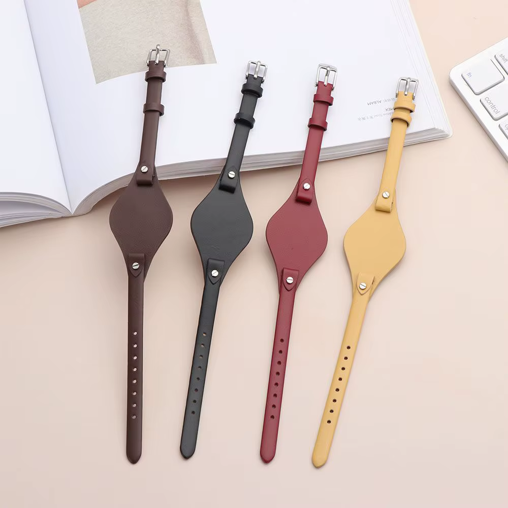 Bracelet de montre en cuir véritable
