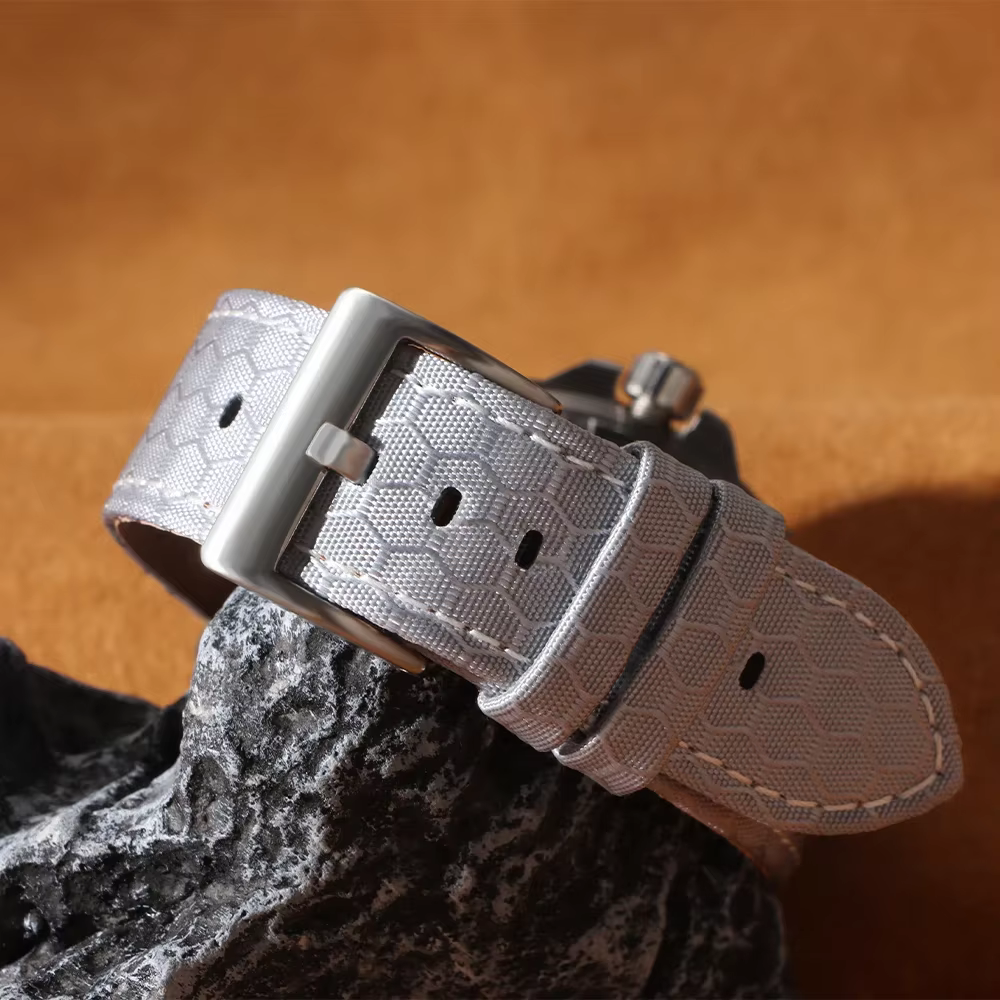 20mm 22mm lisse véritable Nylon tissé toile Bracelet de montre pour Perlon pour Omega
