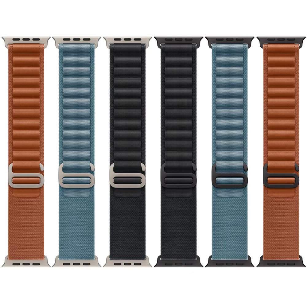 Bracelet Alpine officiel pour Apple Watch ultra 3 2 bandes 49mm 44mm 45mm 46mm 42mm 41mm 40mm correa iWatch série 11 10 9 8 7 6 SE 3