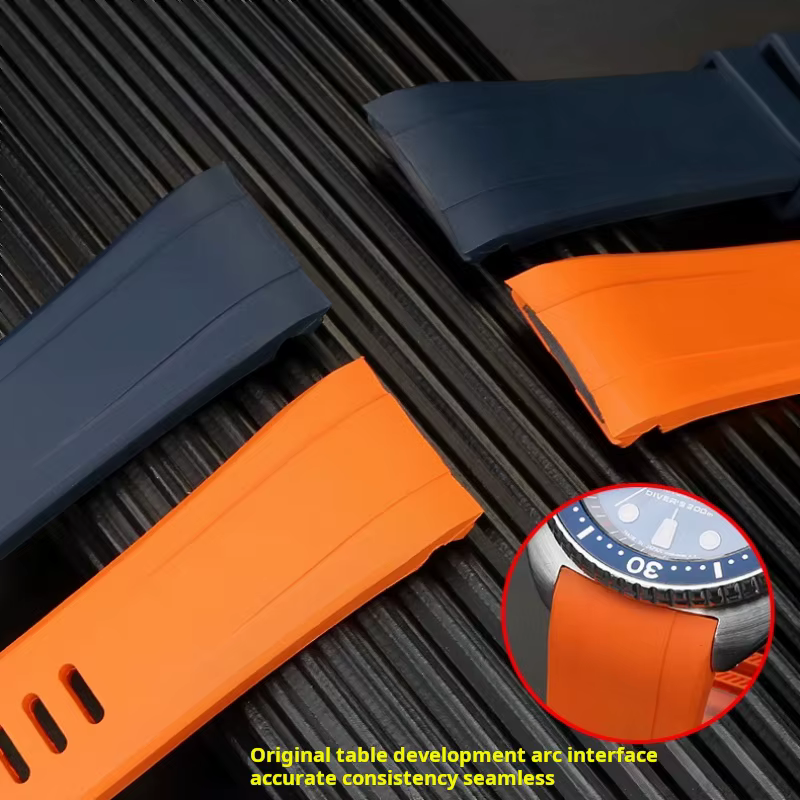 Bracelet en caoutchouc de silicone bleu pour la série SEIKO PROSPEX SRPA21J1 SRPE99K1 SRP777J SRPC91J1
