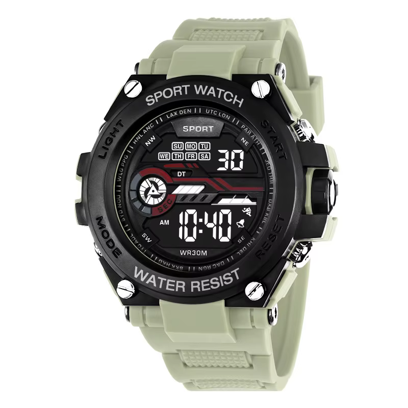 Nouvelle montre électronique de sport pour homme
