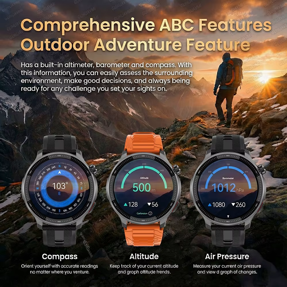Nouvelle Montre Connectée Sport GPS 2026 avec Cartes Hors Ligne pour Hommes