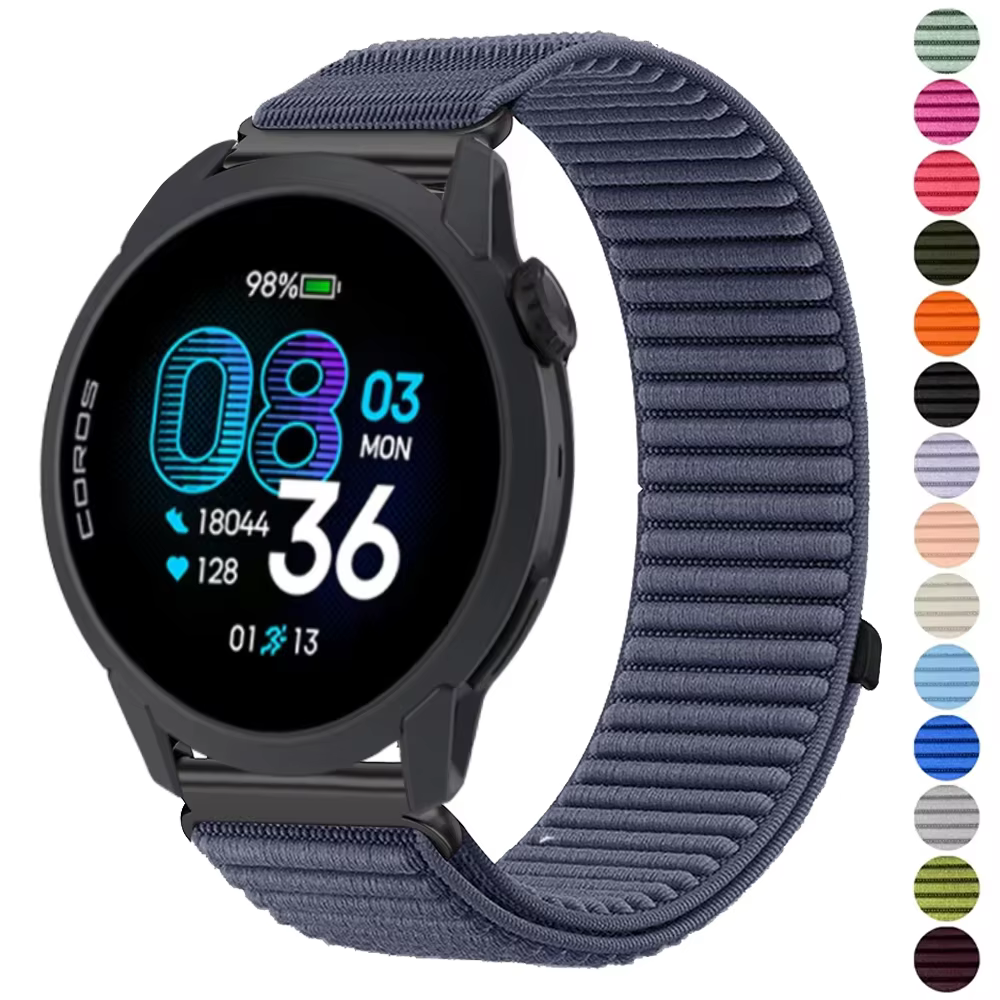 Bracelet à boucle en Nylon pour COROS PACE 4 3 2/APEX 4/APEX Pro