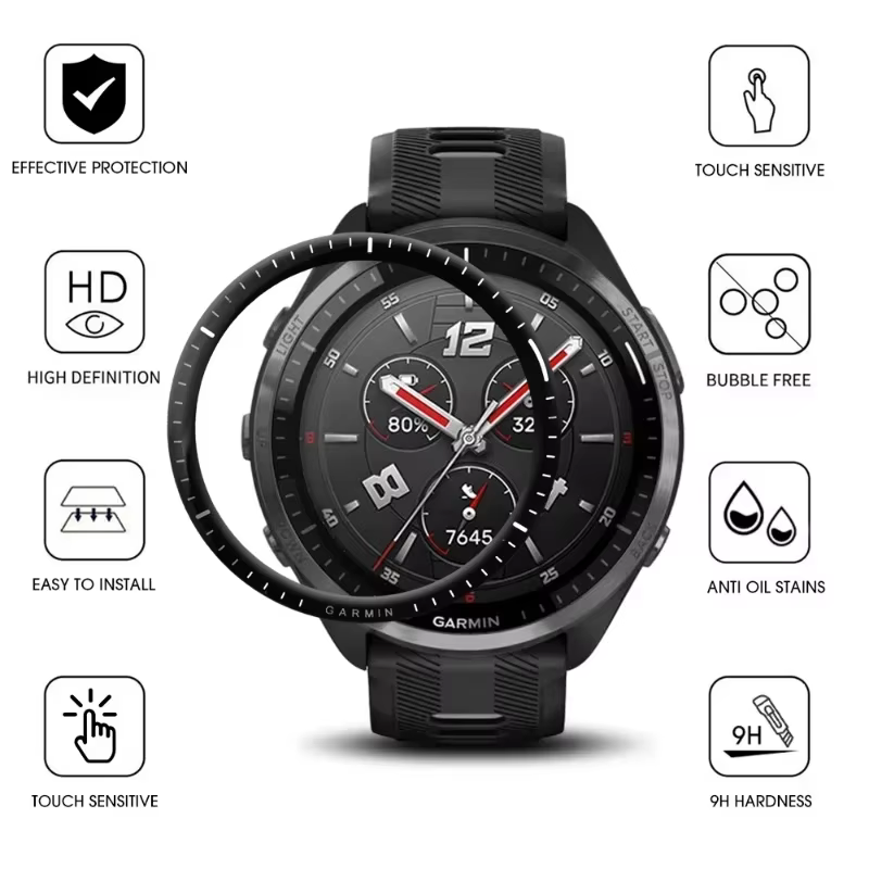 Protecteur d'écran anti-rayures pour Garmin Forerunner 965