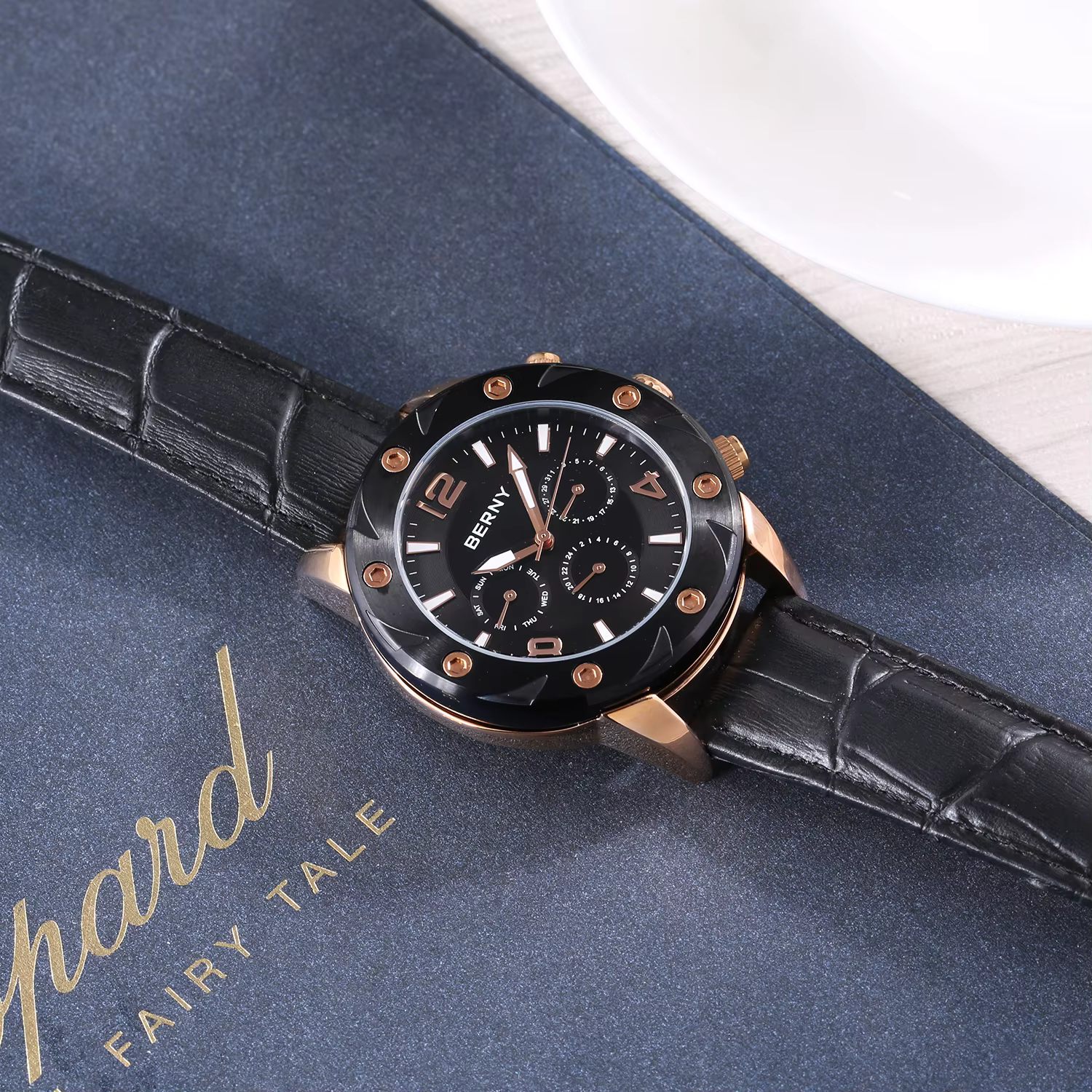 BERNY Montre pour homme avec cadran multifonction